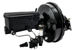 1967-69 Chevy Camaro Black Out Power Brake Booster with POL or Wilwood Master Cylinder