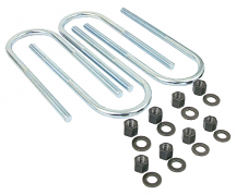 1955-57 Chevy Belair Leaf Spring U-Bolt Kit, Rear