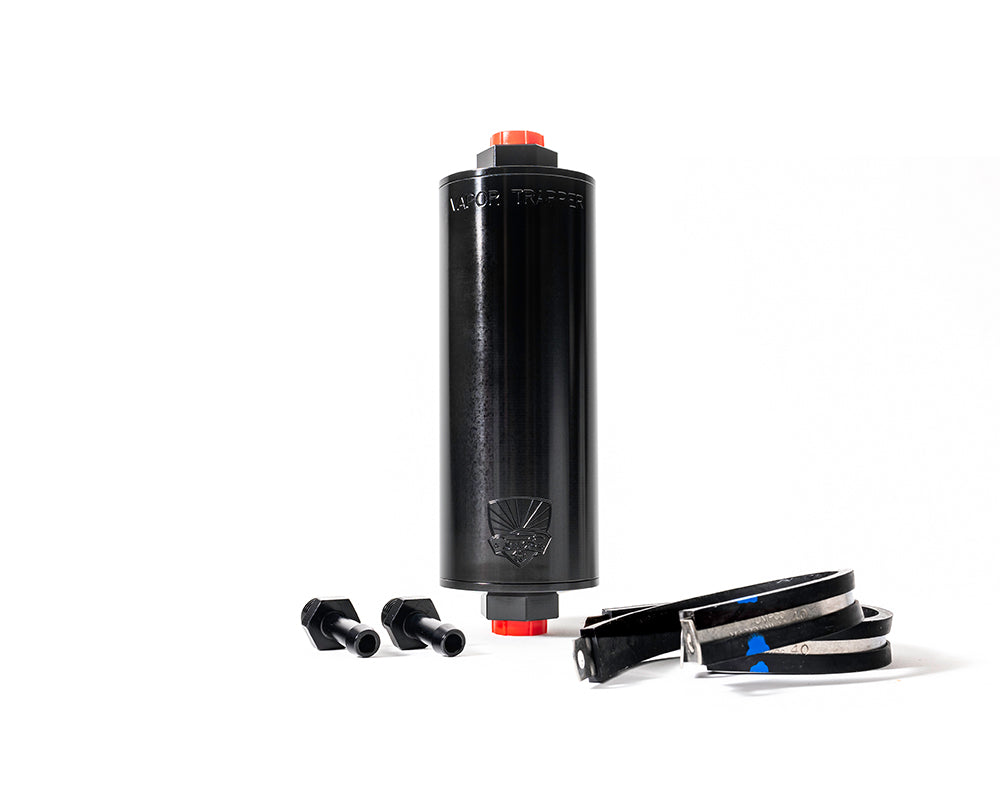 Vapor Trapper, 6 inch, Black 1/4" Kit