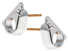 1955-59 Chevy/GMC Truck Wiper Tower Bezels, Chrome