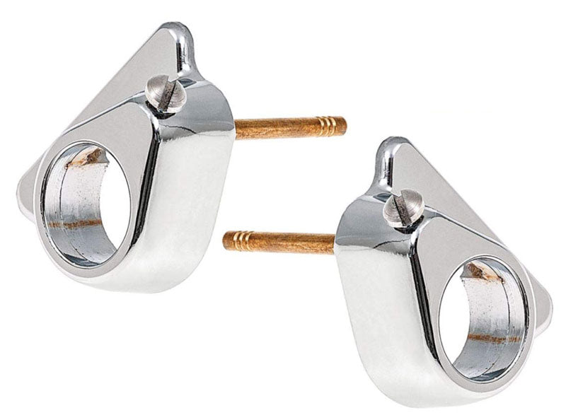 1955-59 Chevy/GMC Truck Wiper Tower Bezels, Chrome