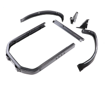 Radiator Core Support, 1949-55 Chevy, 6 Pcs Kit