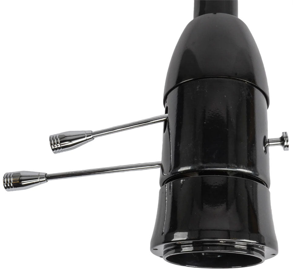 Tilt Steering Column, Black Powder Coated, Floor Shift