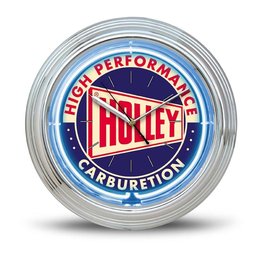 Holley Carburetor Neon Clock