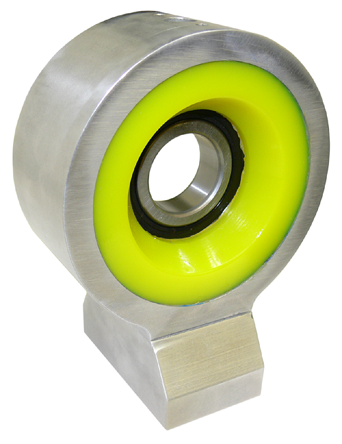 1958-64 Chevy Impala Driveshaft Carrier Bearing with Poly Urethane Insulator, Billet Aluminum