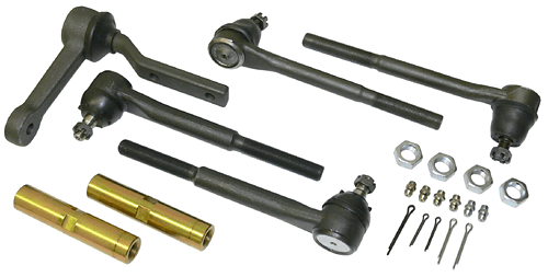1964-72 Pontiac GTO Tie Rod and Idler Arm Kit For Tubular Control Arms