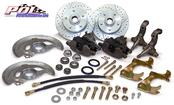 1967-69 Chevy Camaro Disc Brake Conversion Kit, OEM Spindles