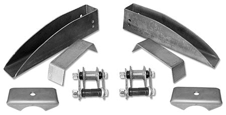 1955-57 Chevy Belair Rear Leaf Spring Relocation Kit - Deluxe