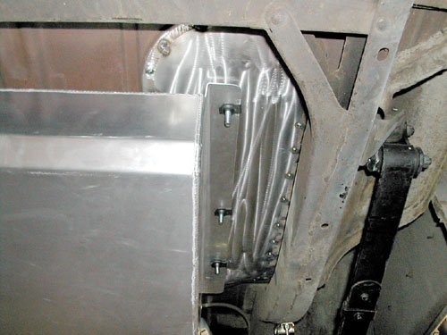 1955-57 Chevy Belair, Fuel Tank, Aluminum, 16 gallon Combo Kit, Fuel Injection Ready
