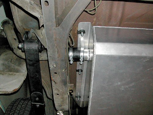 1955-57 Chevy Belair, Fuel Tank, Aluminum, 16 gallon Combo Kit, Fuel Injection Ready
