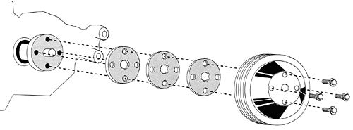 Chevy Water Pump Pulley Spacers