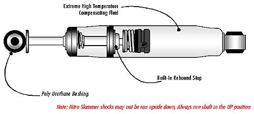 1955-59 Chevy GMC Truck Rear Western DS2 Shock Absorber