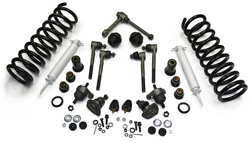 1965-70 Chevy Impala Front Suspension Rebuild Kit, Super Deluxe with PolyUrethane Bushings