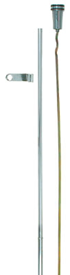 Oil Dipstick, Chrome with Billet Knob, BB Chevy