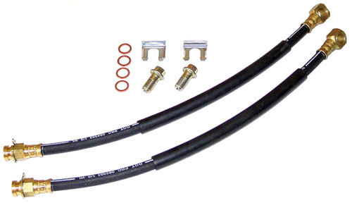 Rear Disc Brake Hose Kit, Rubber