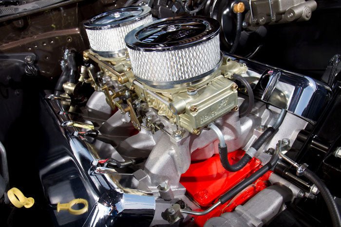 Holley LS Carbureted Manifold - 2x4 Dual Plane