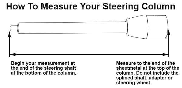 How to measure a steering column