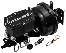 1964-66 Ford Mustang Black Out Power Brake Booster with Wilwood Master Cylinder