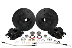 1960-72 Chevy C10, GMC C15 Truck "BLACKOUT" Disc Brake Wheel Component Kit, 5-Lug