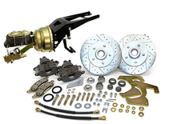 1955-59 Chevy, GMC Truck Power Disc Brake Conversion, 5 x 4.75" Bolt Pattern, Firewall Mount Booster