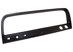 1964-66 Chevy Truck Instrument Cluster Bezel, Black