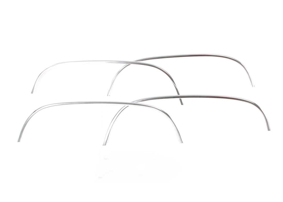 Wheel Opening Molding - 4pc set - Chrome - 88-98 Chevy GMC C/K Fleetside Pickup Truck SUV