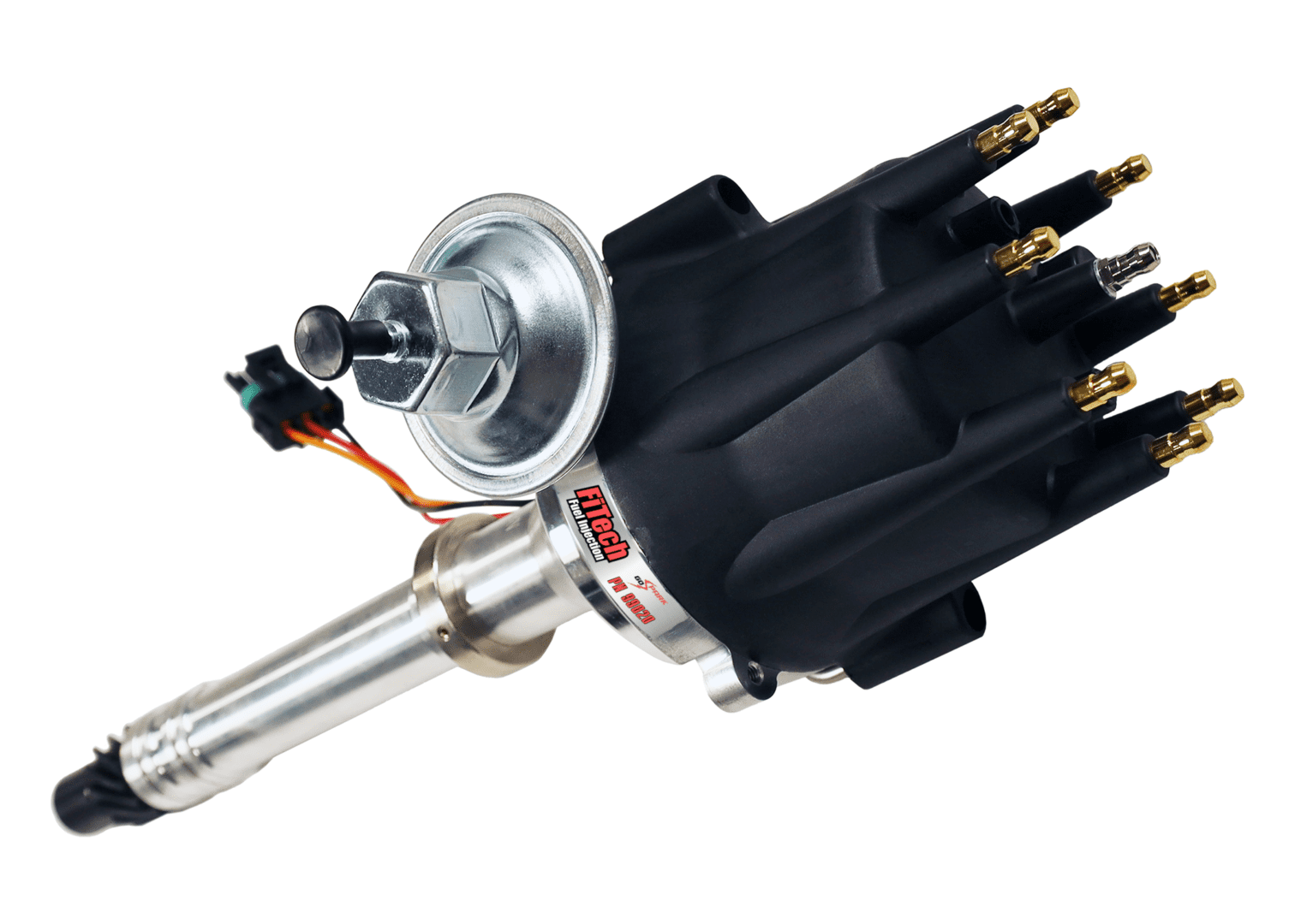 FiTech Go Spark Distributor, Chevy V8, Ready to Run, 3 wire hook up, with slip collar