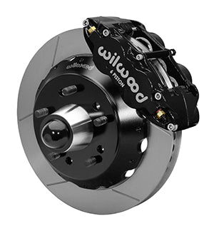 Black Calipers 13.06-inch Rotors Slotted Rotors