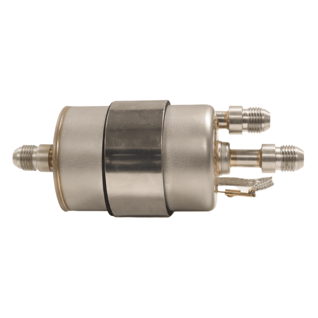 Returnless filter/regulator with AN-6 ports