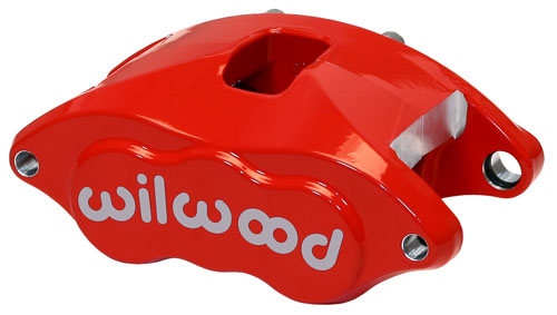 Wilwood Disc Brakes - 1969-91 GM Brake Calipers, Dual Piston Billet Aluminum, Red D52- Sold Individually
