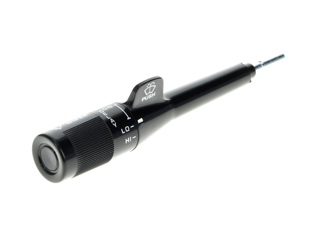 Turn Signal Lever - w/o Cruise w/ Intermittent Wipers - Black - 82-96 GM Car & Truck