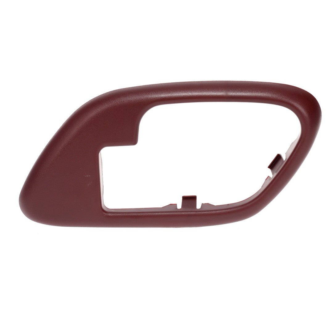 Front Door Handle Bezel - without Power Door Lock Hole - RH - Red - 95-00 Chevy GMC C/K OBS Pickup Truck SUV