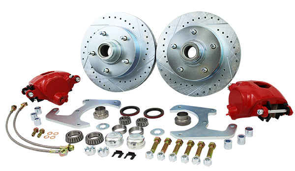 48-56 Ford F-1, F-100 Truck Disc Brake Conversion, Front, 11" Rotor, 5x4.75 Bolt Pattern