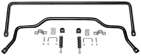 1959-64 Chevy Impala Hollow Sway Bar Kit, Front and Rear