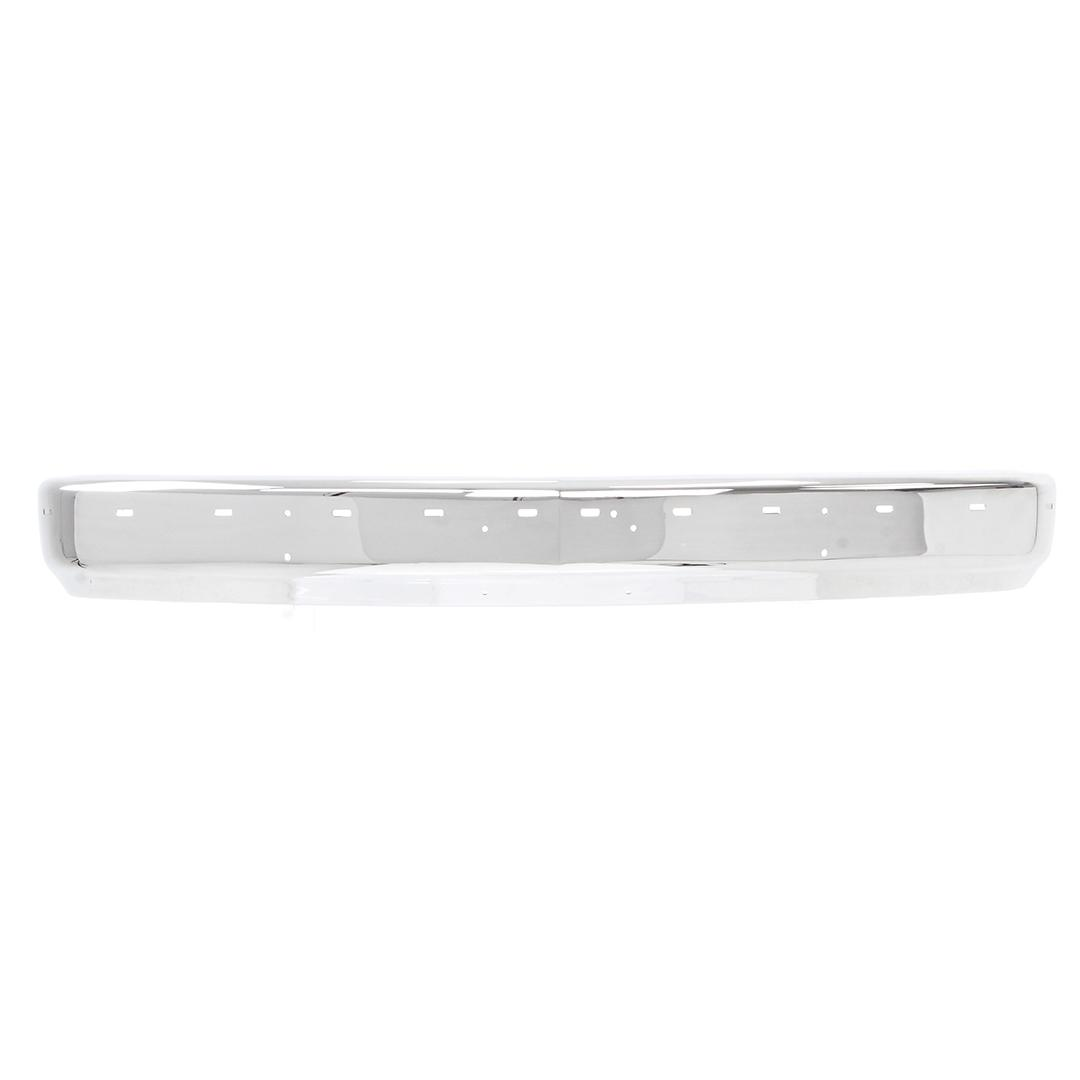 Front Bumper - Chrome - with Tag Bracket Holes - with Impact Strip Holes - with Bumper Guard Holes - 88-98 Chevy GMC OBS Truck SUV