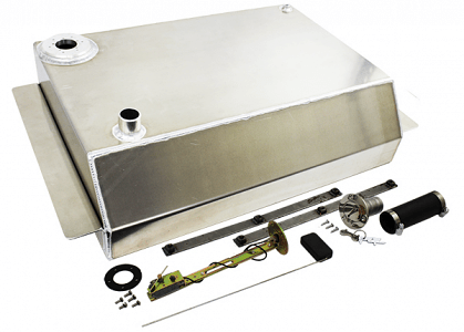 1963-66 Chevy, GMC Truck Aluminum Fuel Tank Combo Kit, 19 Gallon with Chrome Gas Cap