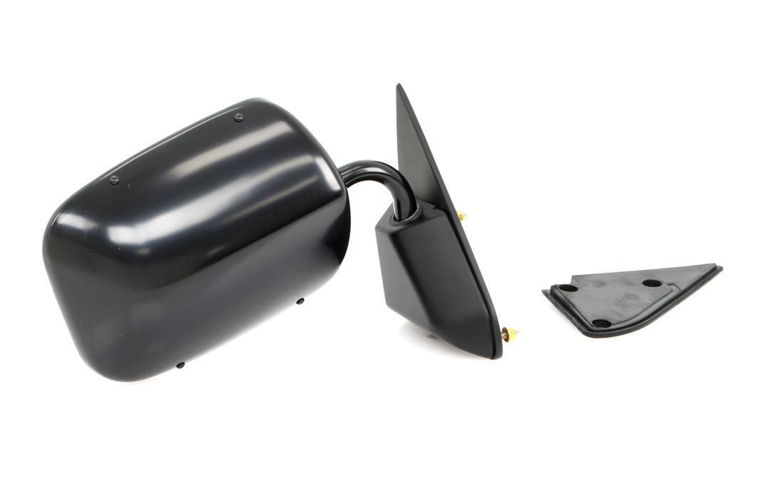 Outside Door Mirror - Black Below Eyeline - RH - 88-98 Chevy GMC C/K Pickup Truck SUV