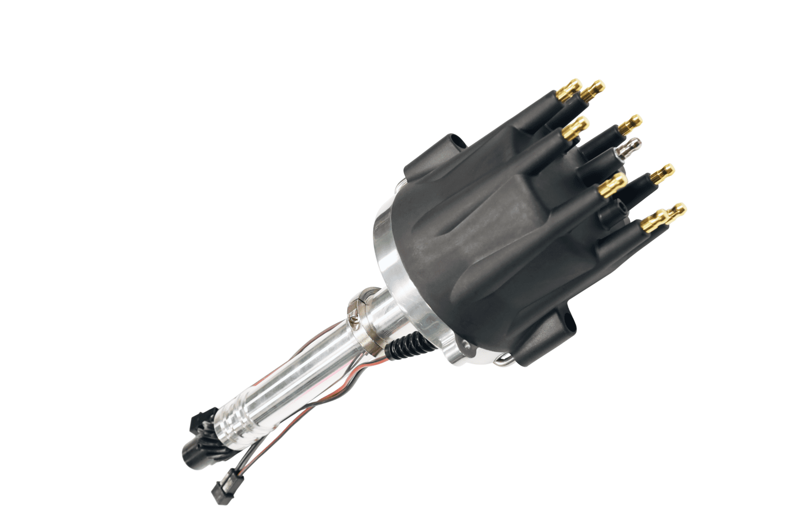 FiTech Go Spark Distributor, Chevy V8 with mechanical advance, dual 2 wire mag pick-up with slip collar