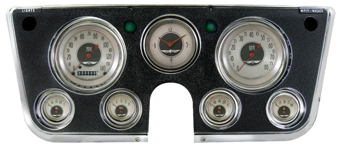 1967-72 Chevy Truck Custom Gauge Package, American Nickle