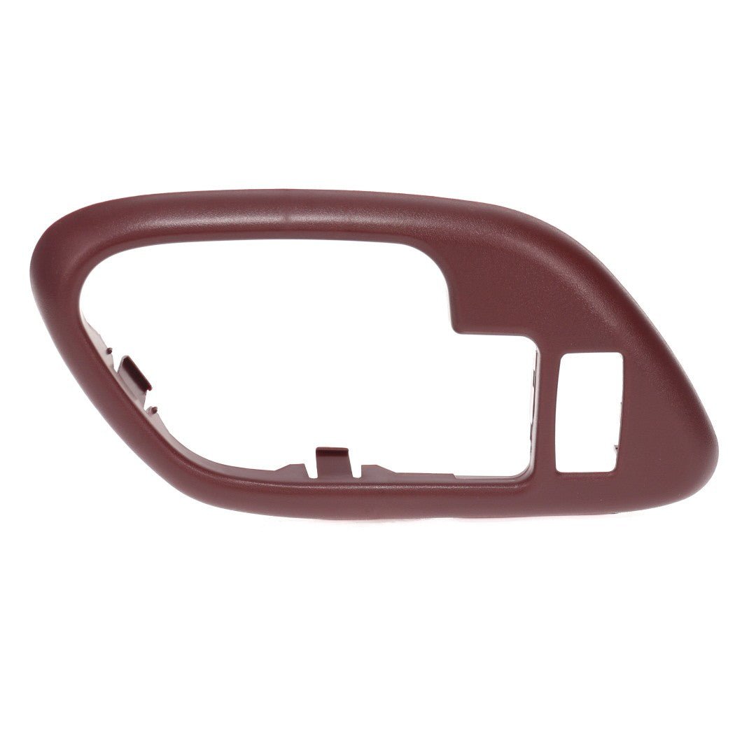 Front Door Handle Bezel - with Power Door Lock Hole - LH - Red - 95-00 Chevy GMC C/K OBS Pickup Truck SUV