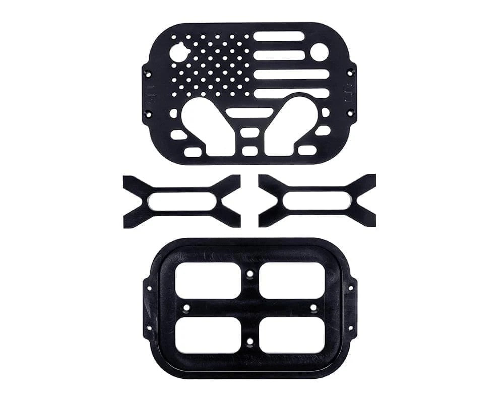 Billet Optima Battery Mount, Flag Top, group 34/78 batteries