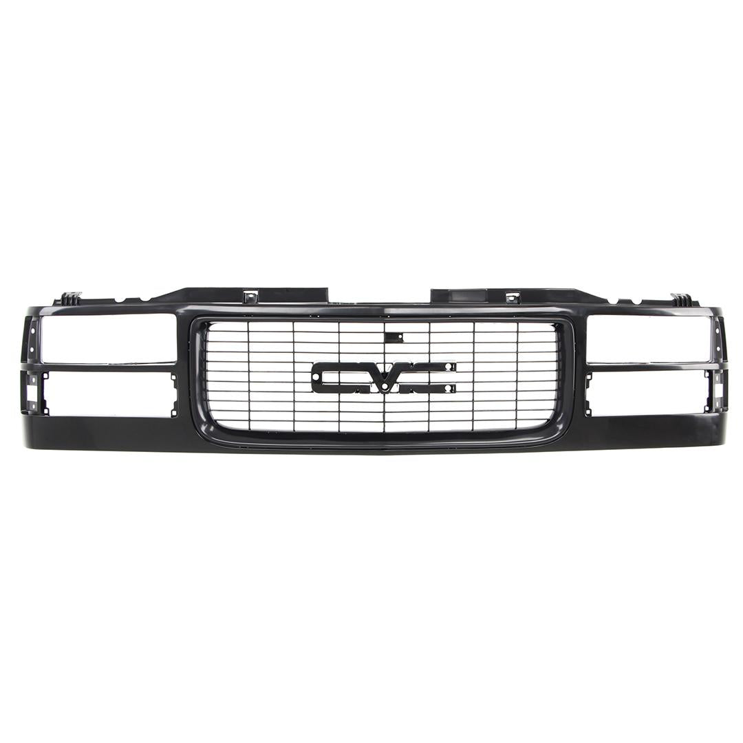 1994-98 GMC CK Pickup SUV Grille Shell - Black - Dual Headlight
