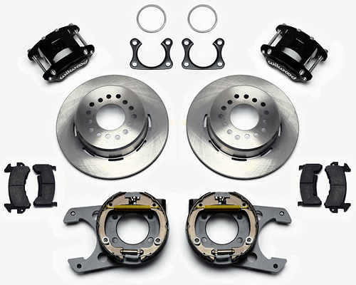Rear Disc Brake Conversion with Parking Brake, Ford 9"