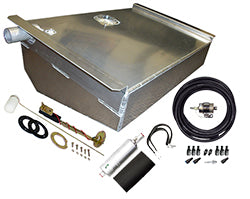 1962-67 Chevy Nova Aluminum Fuel Tank Kit, Fuel Injection Ready, 16 Gallons