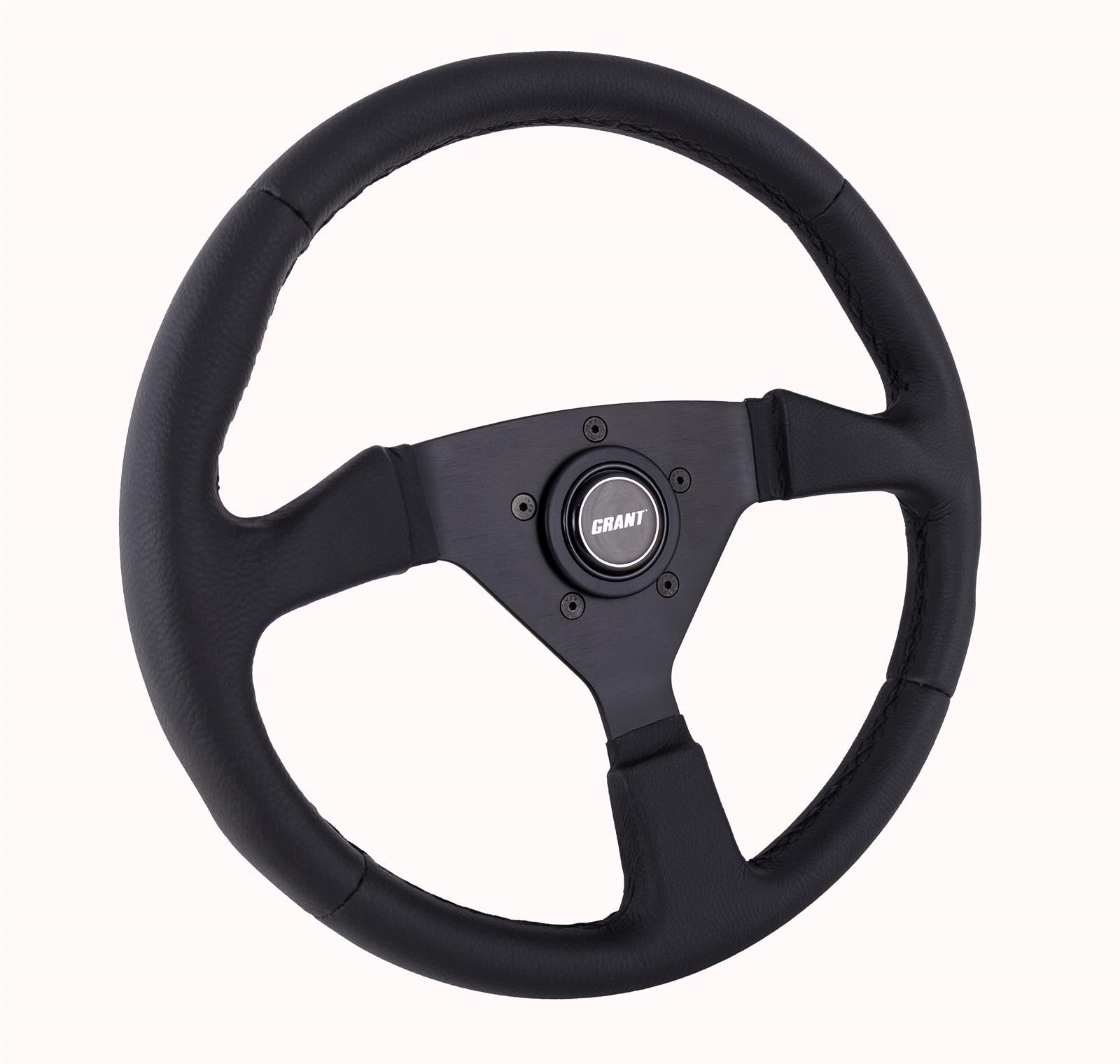 Performance Steering Wheel 13.75" Wrapped w/Black Stitching & Center Cap
