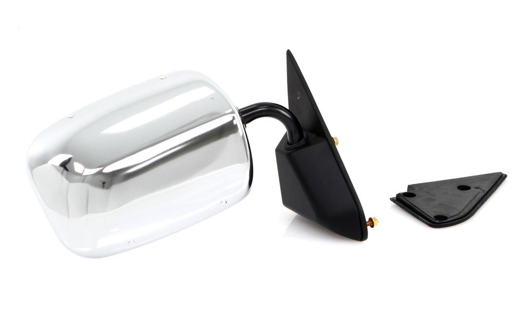 Outside Door Mirror - Chrome Below Eyeline - RH - 88-98 Chevy GMC C/K Pickup Truck SUV