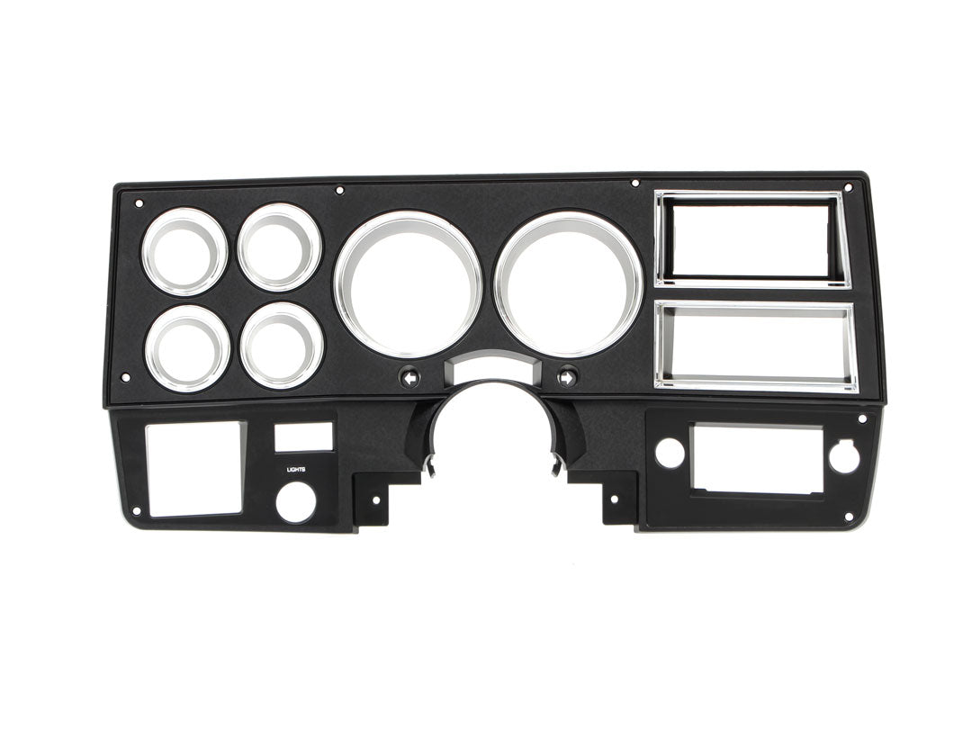 1981-83 Chevrolet / GMC Truck Dash Bezel, Black with Chrome Details, with A/C. Each.