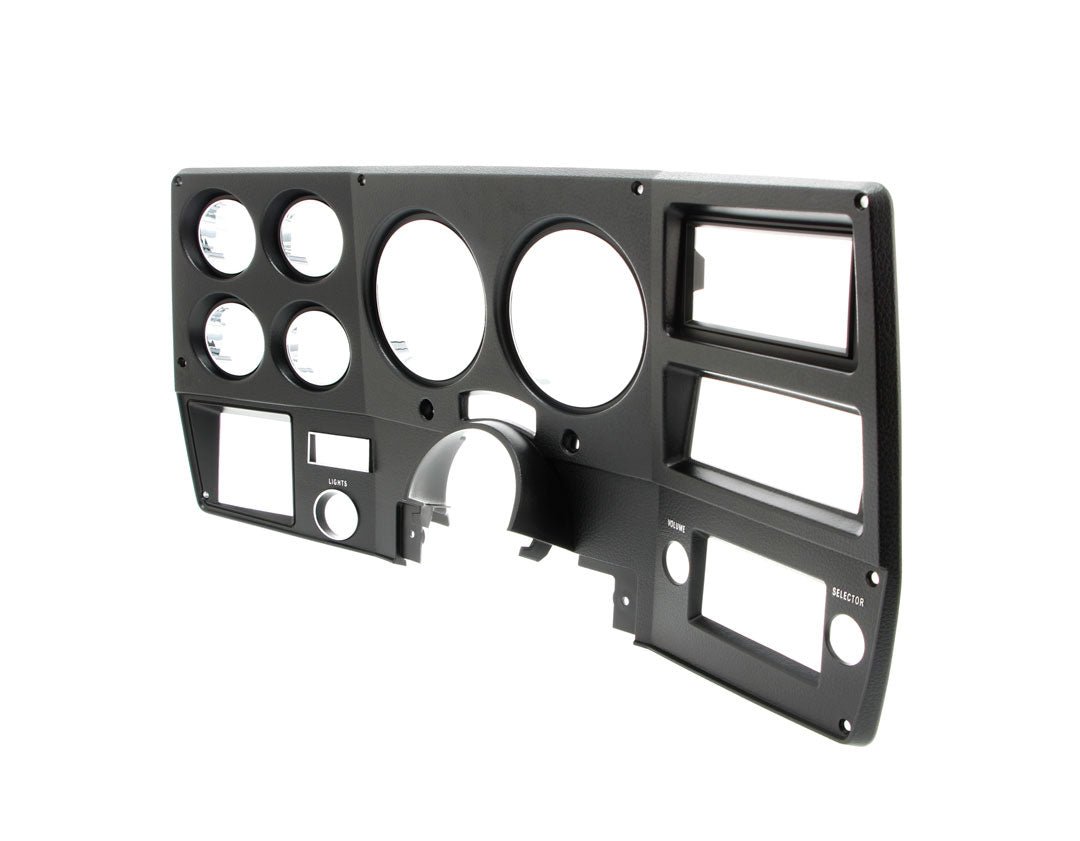 1975-77 Chevrolet / GMC Truck Dash Bezel, Black with Chrome Details, with A/C. Each.