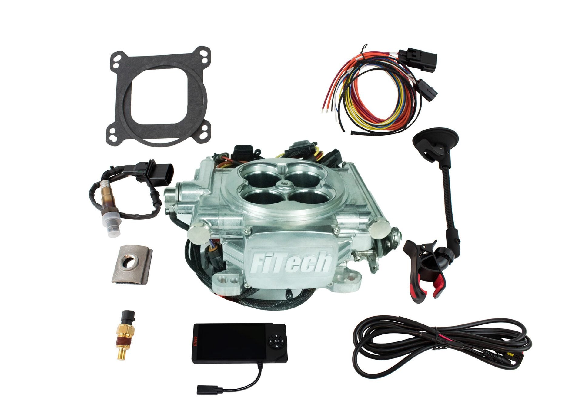 Go EFI 4 600 HP Power Adder Bright Aluminum EFI System