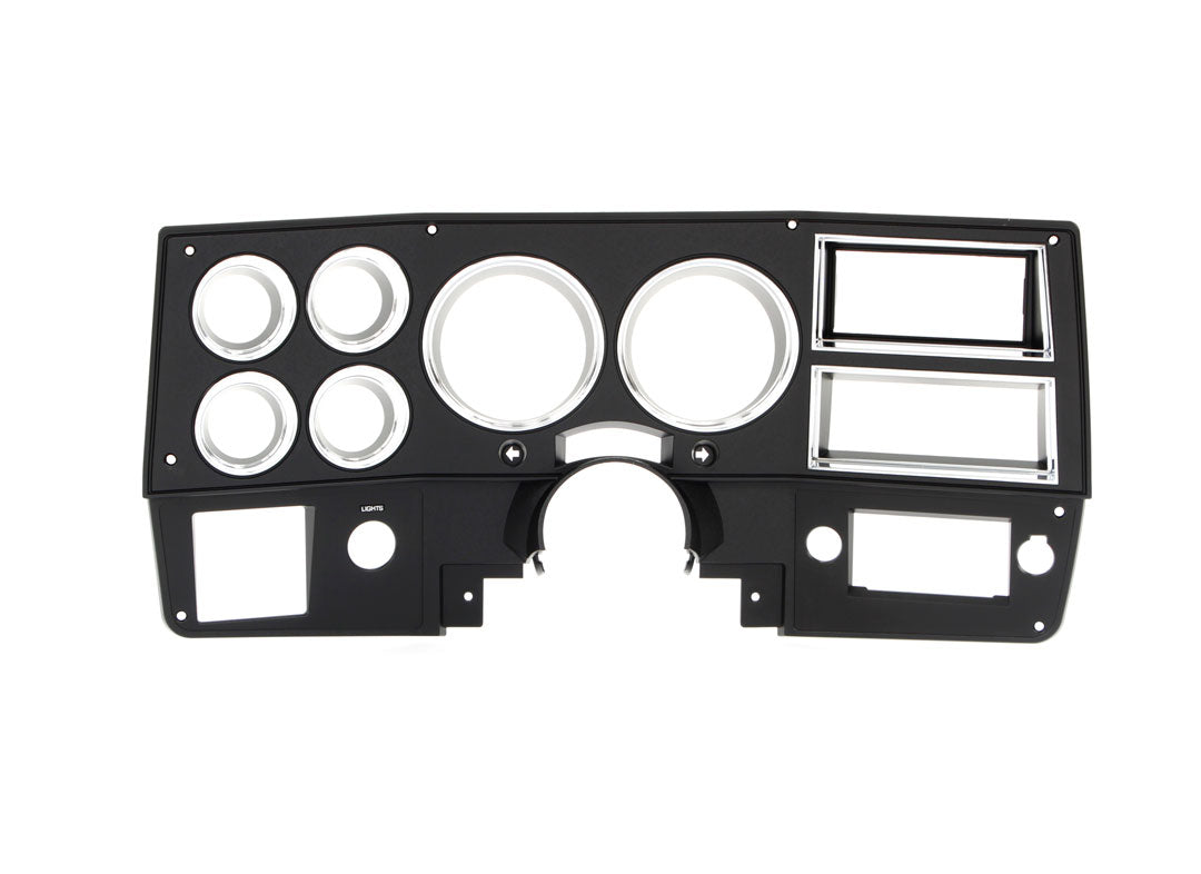1984-87 Chevrolet / GMC Truck Dash Bezel, Black with Chrome Details, with A/C. Each.